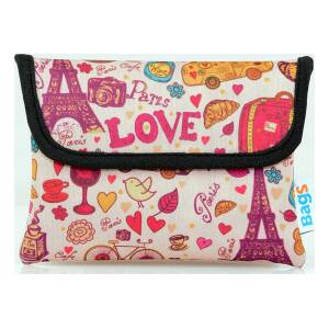 Funda P/disco Externo Bags Fngps/cam-lp Love Paris Estampado