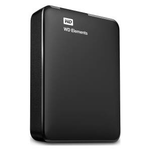Disco Externo Hdd Western Digital Elements 4tb Usb 3.0 Tipo A Negro