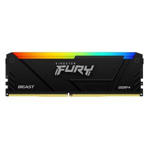 Memoria Pc Fury Ddr4 32gb 3200mhz Beast Rgb Negra