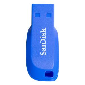 Pen Drive Sandisk Cruzer Blade 32gb Usb 2.0 Tipo A Azul