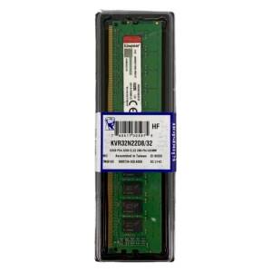 Memoria Ram Udimm Kingston Kvr 32gb Ddr4 3200mhz Cl22 1.20v Single Negro