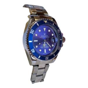 Reloj De Lujo Estilo Submariner Azul – Automático De Acero Inoxidable