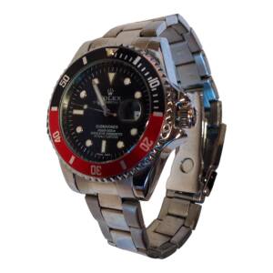 Reloj De Hombre Estilo Submariner Red & Black