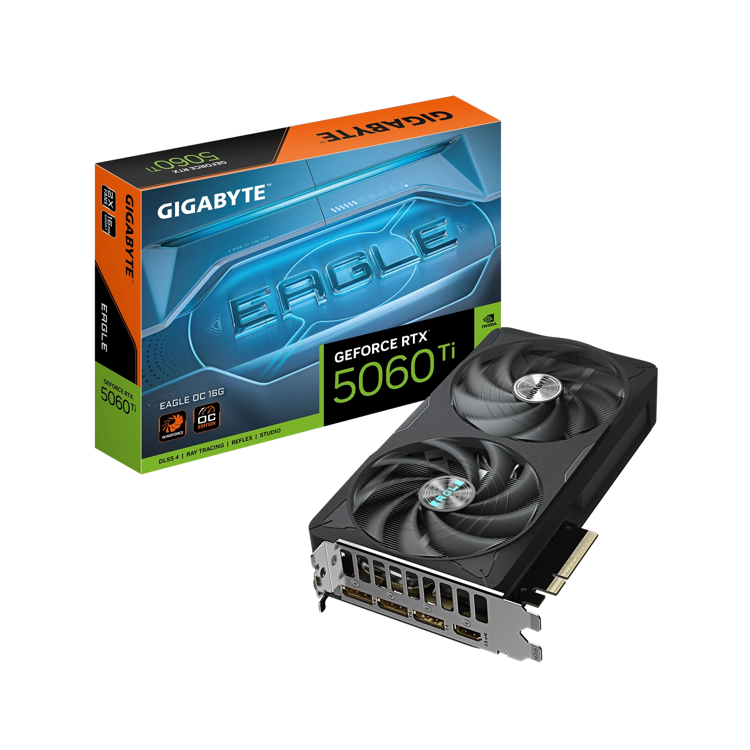 Placa De Video Geforce Rtx 5060 Ti Eagle Oc 16g