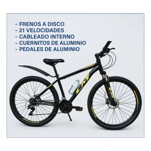 Bicicleta Lm2000 Rodado 29 Adultos 21 Velocidades Disco 2025