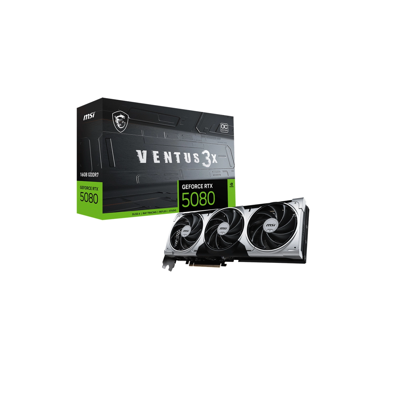 Placa Msi Geforc Rtx 5080 16g Ventus 3x Oc Plus