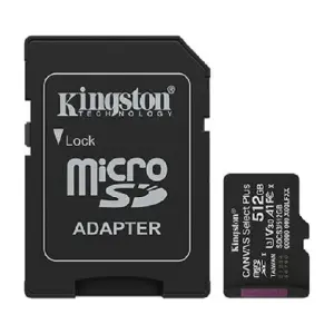 Tarjeta De Memoria Kingston Canvas Select Plus Microsdxc 512gb Gen3 A1 150mb/s C/adaptador