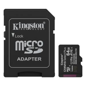 Tarjeta De Memoria Kingston Canvas Select Plus Microsdxc 64gb Gen3 A1 100mb/s C/adaptador