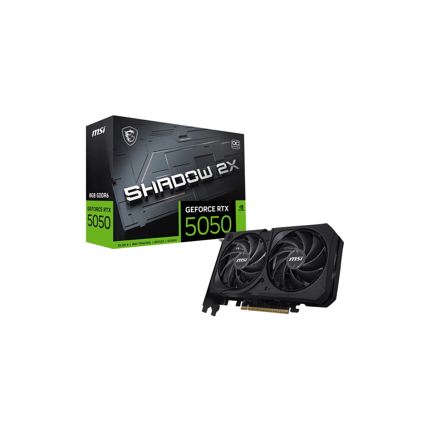 Placa De Video Msi Geforce Rtx 5050 8g Shadow 2x O