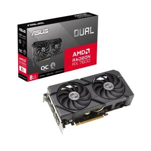 Placa De Video Asus Amd Dual Rx7600 O8g Evo