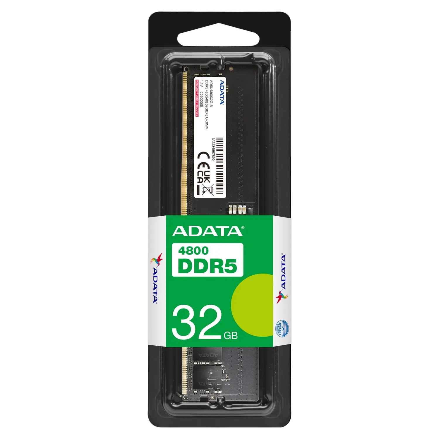 Memoria Ram Udimm Adata 32gb Ddr5 5600mhz Cl46 1.1v