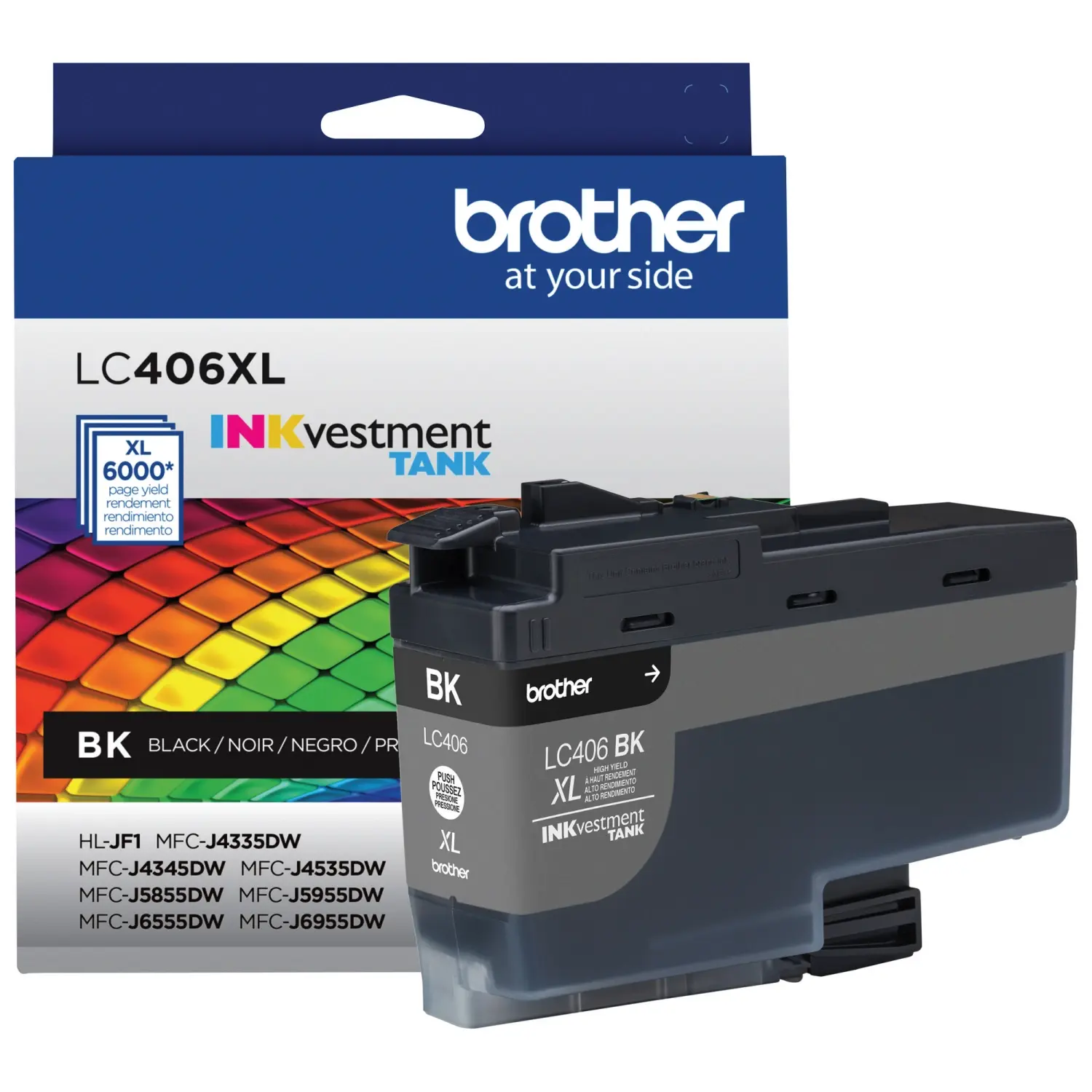 Cartucho De Tinta Brother Lc406xlbks Negro