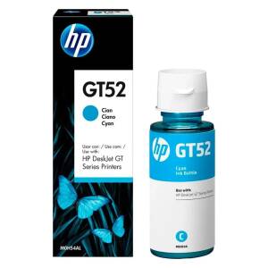 Botella De Tinta Hp Gt52 Cian