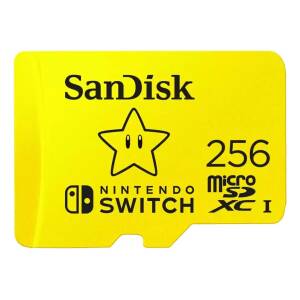 Tarjeta De Memoria Sandisk Microsdxc 256gb Uhs-i Card C10 U3 100mb For Nintendo Switch Mario Bros Edition