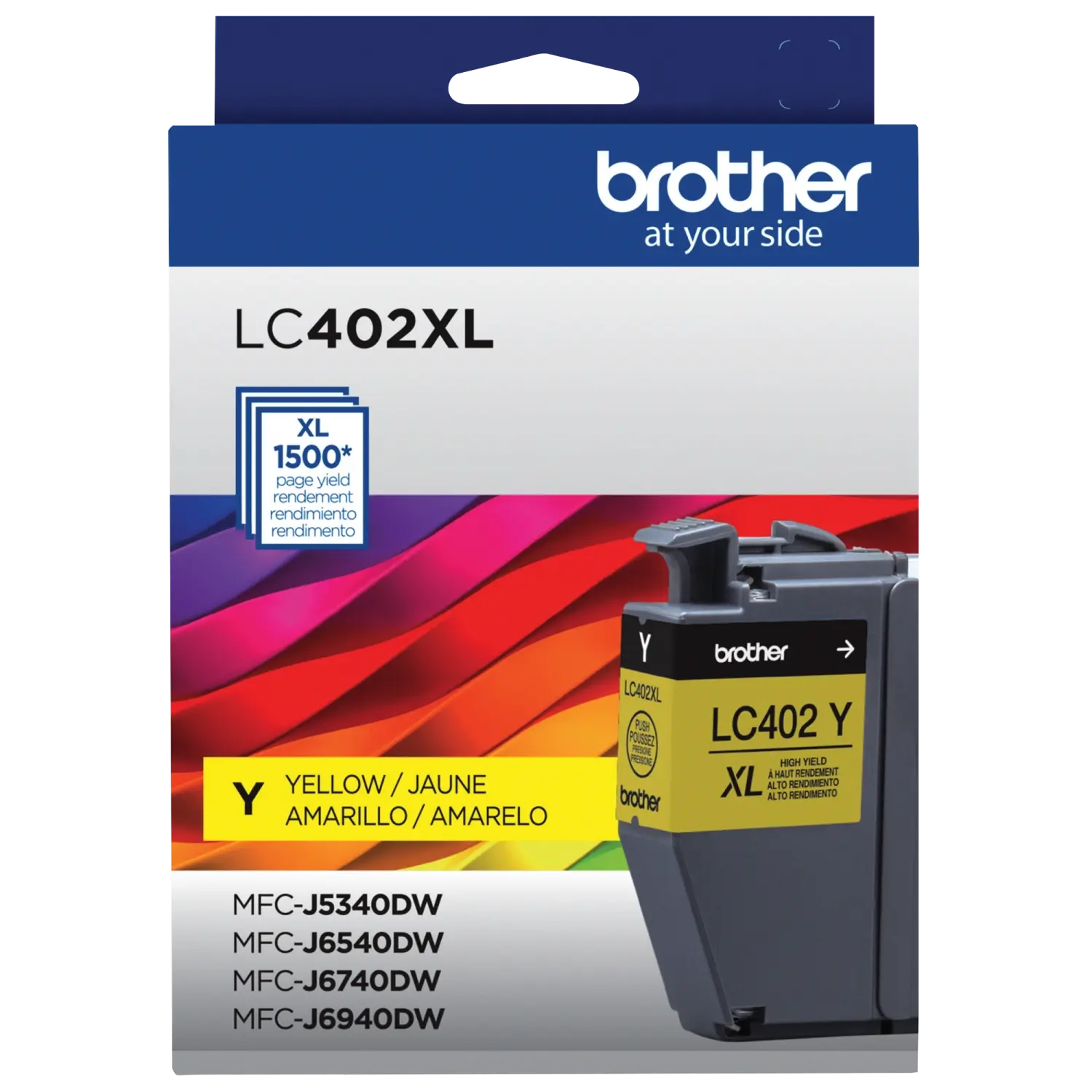 Cartucho De Tinta Brother Lc402xly Amarillo