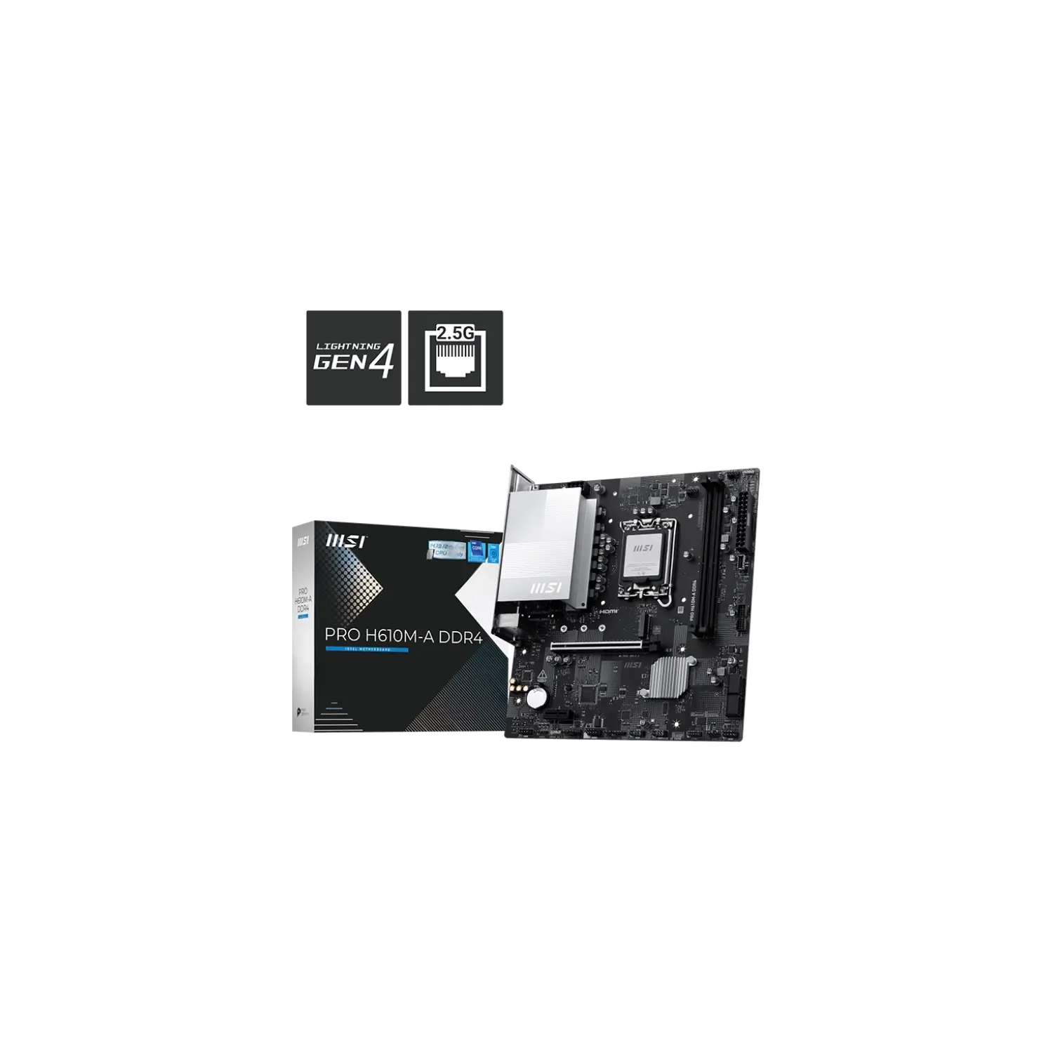 Motherboard Msi Pro H610m-a Lga 1700 Ddr4