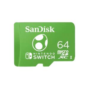 Tarjeta De Memoria Sandisk Microsdxc 64gb Uhs-i Card C10 U3 100mb For Nintendo Switch Yoshi Edition
