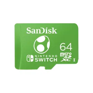 Tarjeta De Memoria Sandisk Microsdxc 64gb Uhs-i Card C10 U3 100mb For Nintendo Switch Yoshi Edition