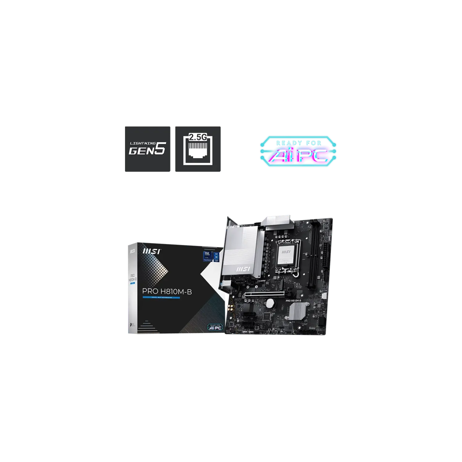Motherboard Msi Pro H810m-b Lga 1851 Ddr5