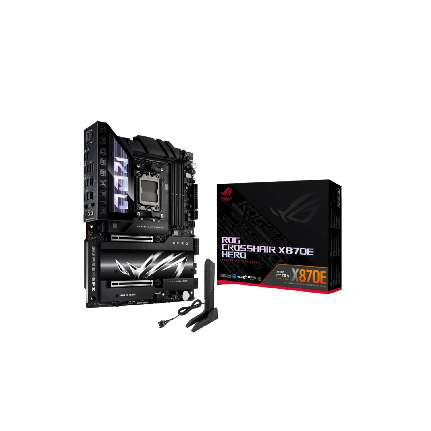 Motherboard Asus Rog Crosshair X870e Hero Am5 Ddr5