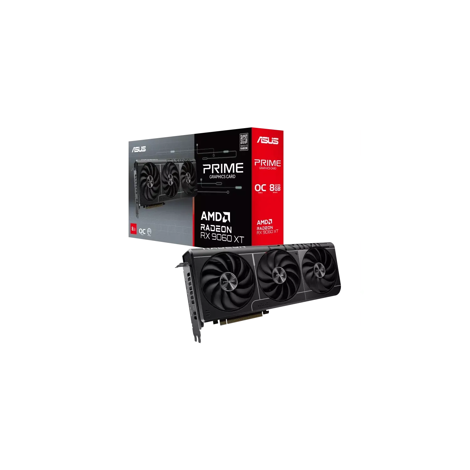 Placa De Video Asus Amd Radeon Prime Rx9060xt O8gb Gddr6