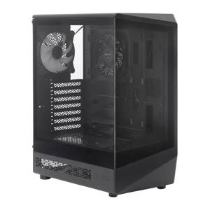 Gabinete Teros Te-1321g Gaming Mid Tower Tempered Glass X3 Fans Rgb S/ Fuente
