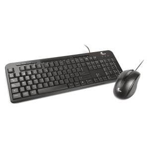 Teclado Y Mouse C/cable Xtech Xtk-301s Negro