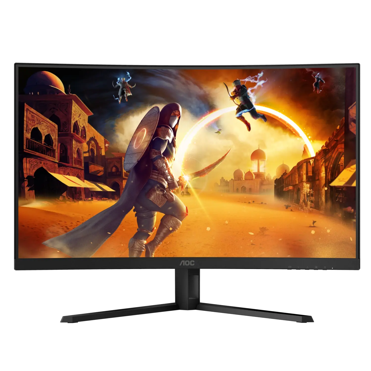 Monitor Aoc Cq32g4ve 31,5" Va Qhd (2560 X 1440) 180hz 1ms Curved Gaming Ficha Usa