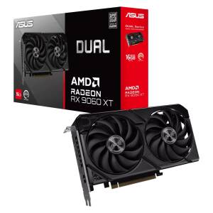Placa De Video Asus Amd Radeon Dual Rx9060xt 16gb