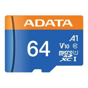Tarjeta De Memoria Adata Premier Microsdxc 64gb Uhs-i U1 A1 V10 100mb/s C/adaptador
