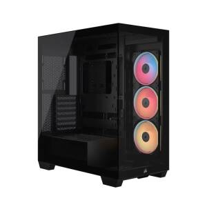 Gabinete Corsair 3500x Lx-r Rgb Icue Link Mid Tower Negro