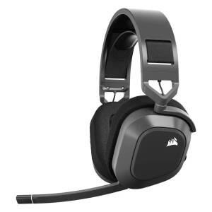 Auriculares Gaming Corsair Hs80 Max Wireless, Gris Acero