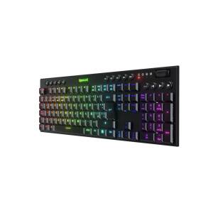 Teclado Inalámbrico Redragon Horus Rgb K618 Negro