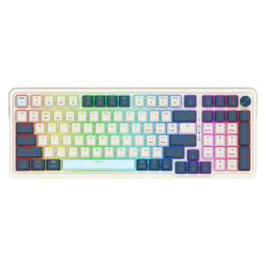 Teclado Redragon Eisa Pro K686 Blanco - Azul