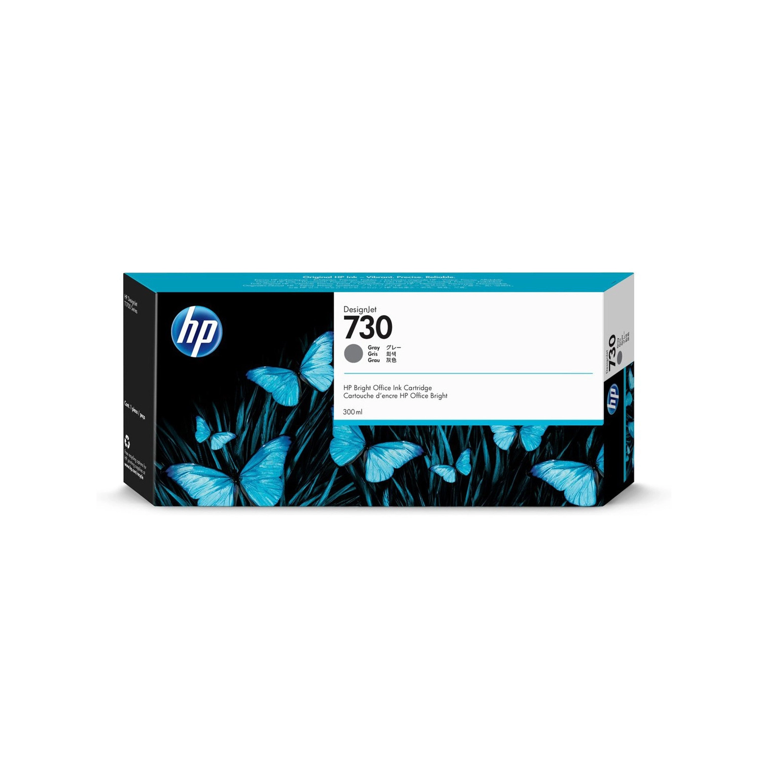 Cartucho De Tinta Plotter Hp 730 Gris