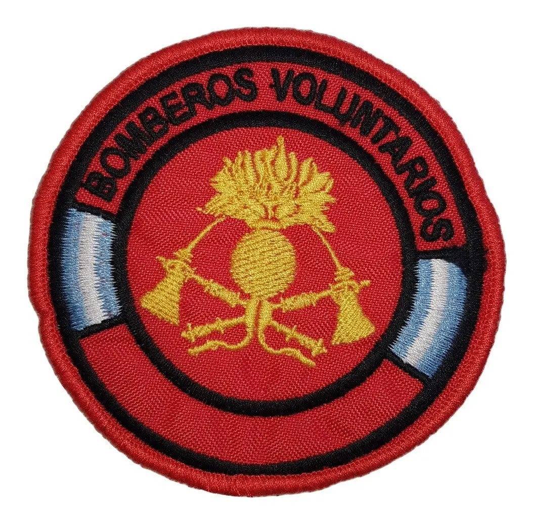 Escudo Bordado Bomberos Voluntarios