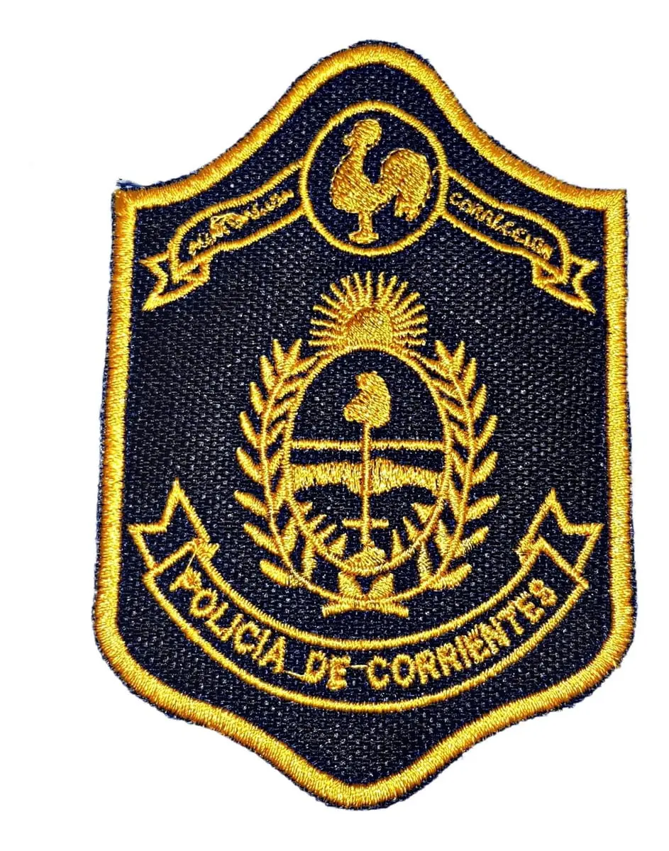 Escudo Bordado Pco Policía De Corrientes