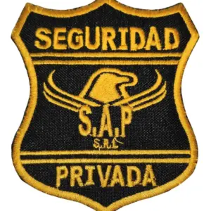 Escudo Bordado Seguridad Sap