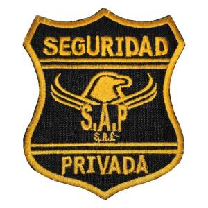Escudo Bordado Seguridad Sap