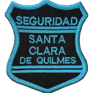 Escudo Bordado Seguridad Santa Clara Quilmes