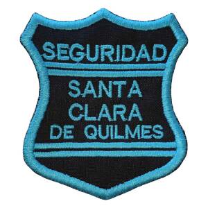 Escudo Bordado Seguridad Santa Clara Quilmes