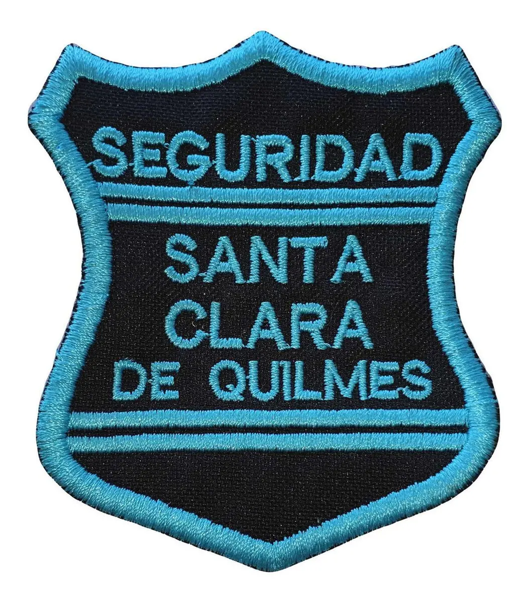 Escudo Bordado Seguridad Santa Clara Quilmes