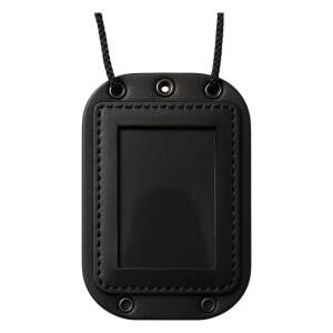 Porta Credencial De Cuero Collar