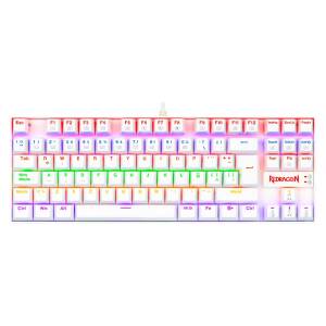 Teclado Redragon Kumara 2 K552 Rainbow Blanco
