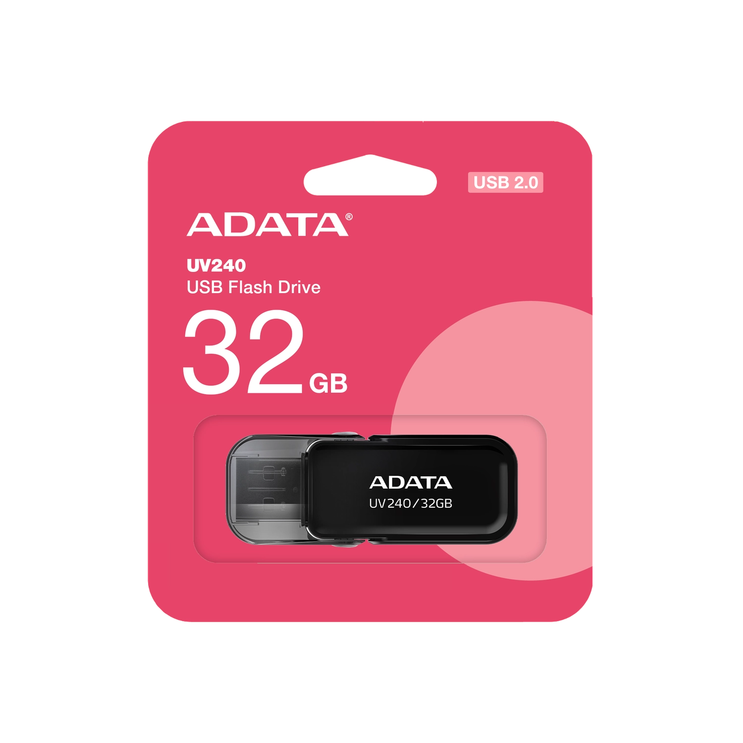 Pen Drive Adata Uv240 32gb Usb 2.0 Black